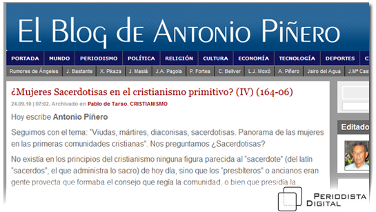 Blog en Periodista Digital