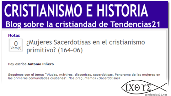 Blog sobre la cristiandad de Tendencias21